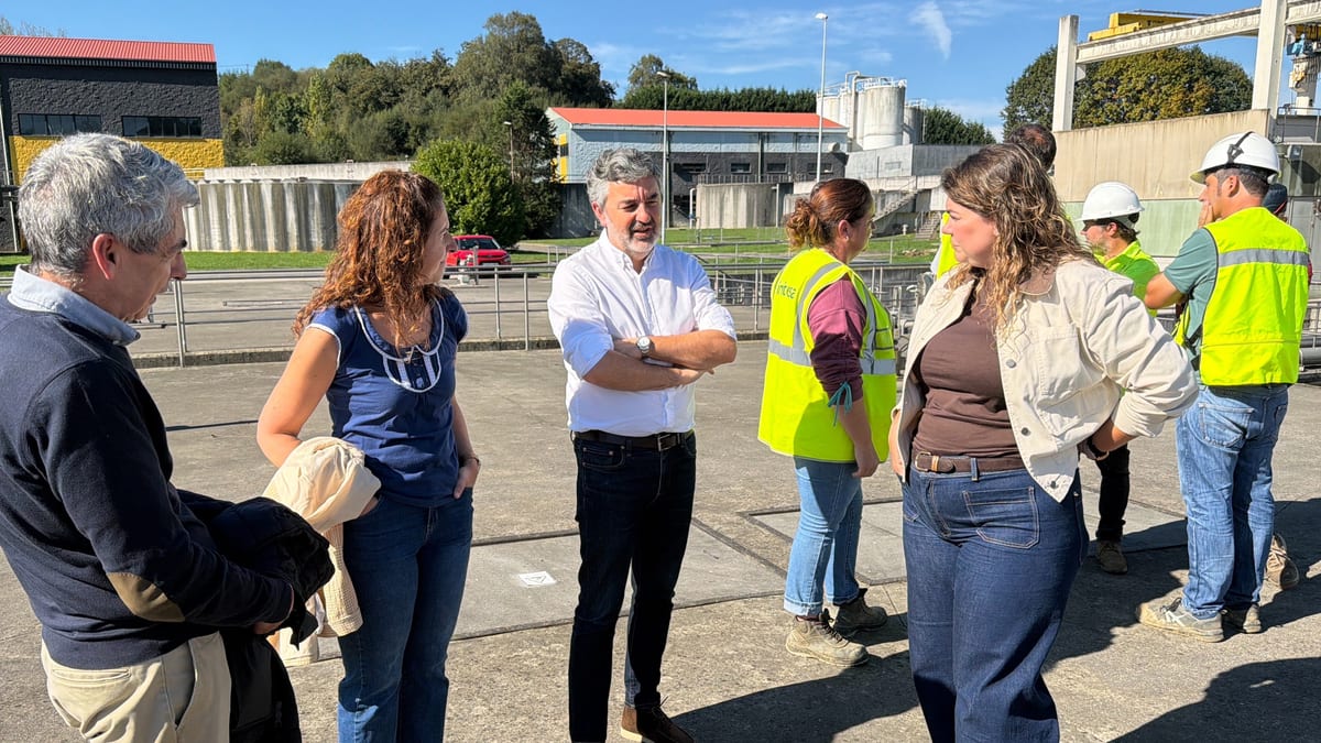 Visita a las obras de transformación de Villaperi en biofactoría en Asturias