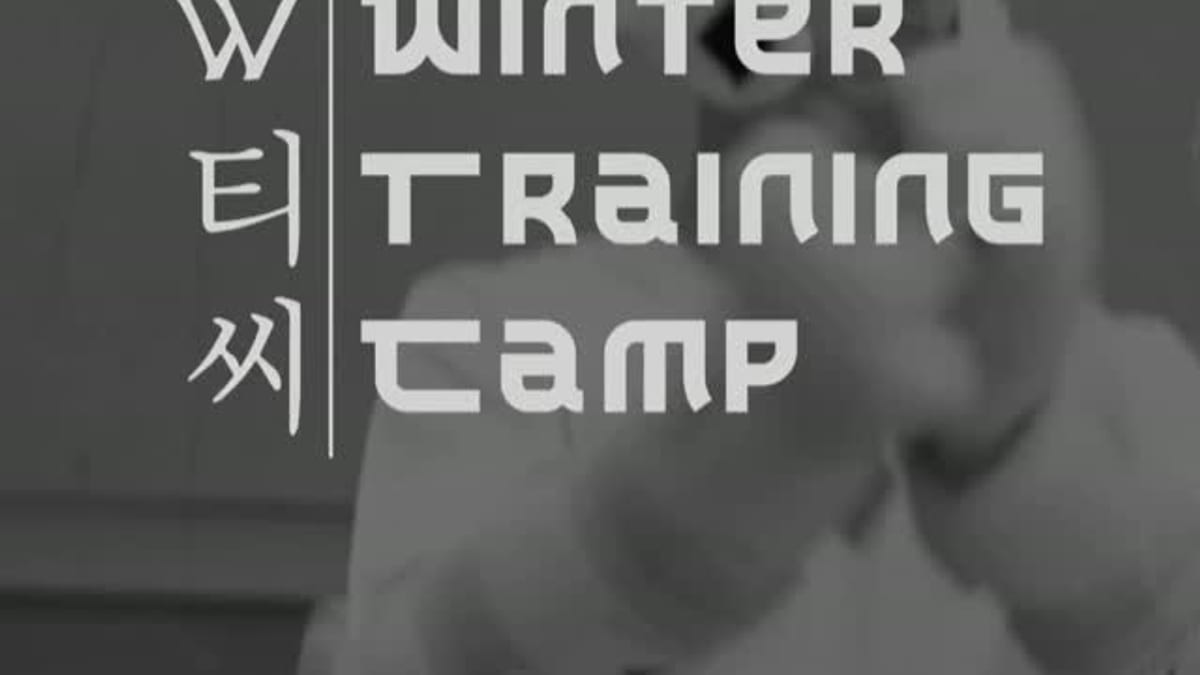 Cartel promocional del Winter Training Camp 2026 en San Sebastián de los Reyes con participantes Iker y Jesús Fraile