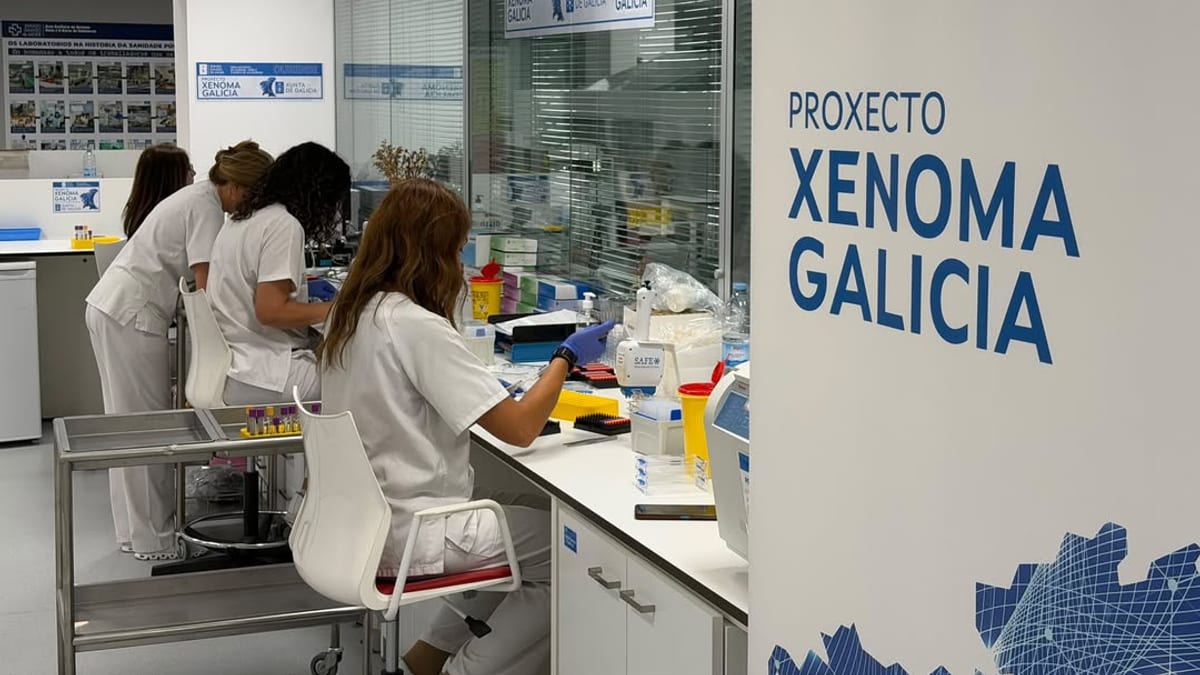 Cartel del proyecto Xenoma Galicia de la Xunta de Galicia