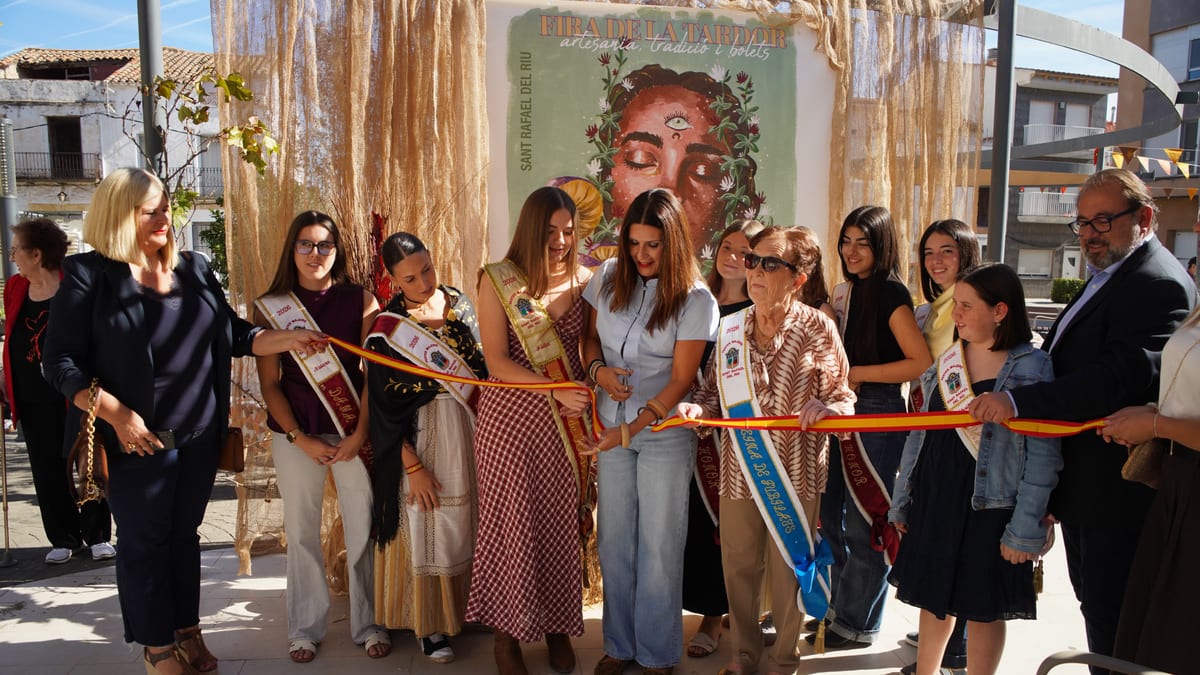 Vicepresidenta María Pallares Cifre en la XII Fira de la Tardor de Sant Rafael del Riu