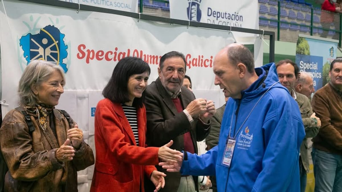 Xornada inaugural dos XXVIII Xogos Autonómicos de Natación de Special Olympics na Coruña coa asistencia da Deputación