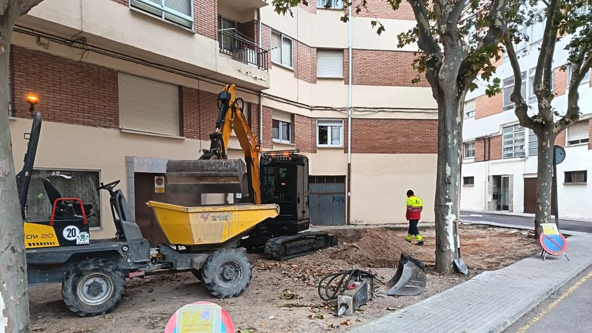 Obras de renovación de parterres y zonas verdes en Peña Trevinca, Zamora